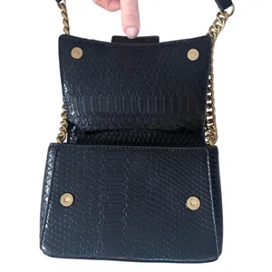 Zara Black Metal Buckle City Bag Faux Leather Top Handle & Crossbody Strap thumbnail 5
