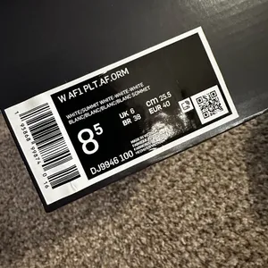 Nike Air Force one platform size 8.5 thumbnail 4