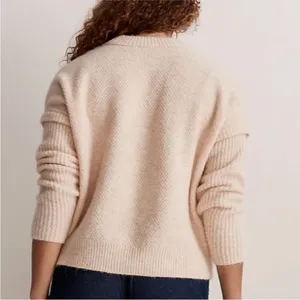Madewell Cable Havener Pullover Sweater Size Small EUC thumbnail 4