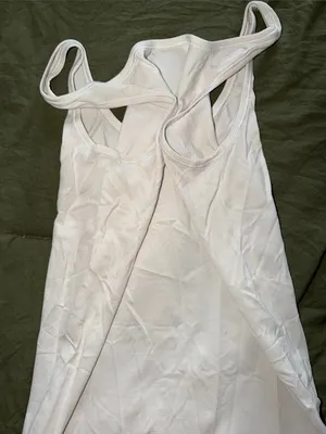 Lululemon White Seek Simplicity Ribbed Tank Size 4 thumbnail 2