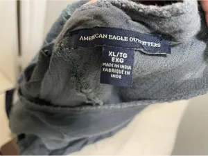 American Eagle XL Dark Green Lace Keyhole Sleeveless Blouse thumbnail 3
