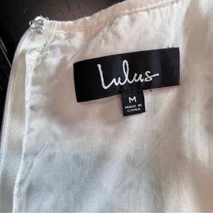 Lulus Make‎ a Wish White Eyelet Ruffled Mini Dress MEDIUM thumbnail 12