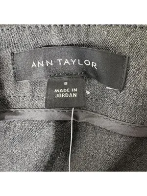 Ann Taylor The Chelsea Gray Trousers Pants Size 8 New with Tags thumbnail 5