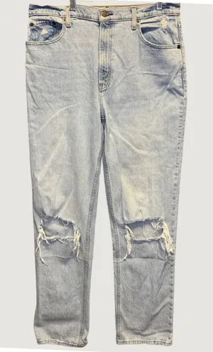 2107 | Abercrombie & Fitch 90s Straight Ultra High Rise Distressed Jeans 31/12 thumbnail 1