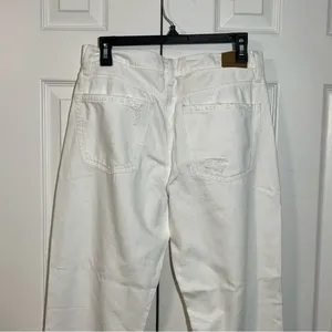 American Eagle white baggy jeans size thumbnail 4