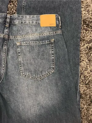 🌸Aeropostale Wide Leg High Rise Baggy Jeans Size 8r🌸 thumbnail 5