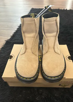 DR MARTENS Zebzag laceless leather boots shoes women’s 9 new thumbnail 2