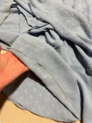 Altar’d state Blue Ruffle Wrap Maxi Dress NWT MSRP$90 Medium Florenzia thumbnail 7
