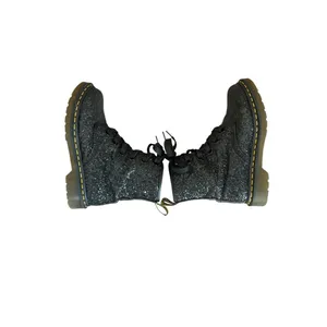 Dr. Martens 1460 Farrah Combat Boots Black Sequins Lace Up Womens 7 thumbnail 6