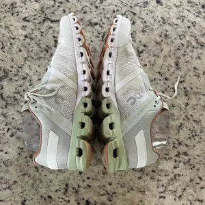 On Cloudswift Running Shoes Womens 9 Sage Green Helion CloudTec Sneakers Road thumbnail 4