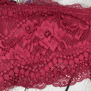 Free People Intimately Bandeau Bra Lacey Looks Burgundy Small Strapless New Red thumbnail 4