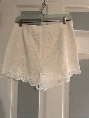 Altar’d State White Eyelet Shorts thumbnail 3