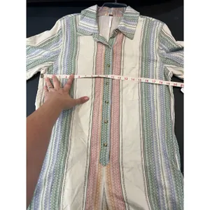 Free People Romper Women S Tea Combo New Stripe Chevron OB1939627 thumbnail 10