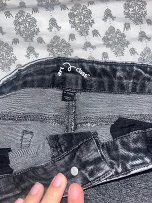 Art Class Black Denim Shorts thumbnail 2