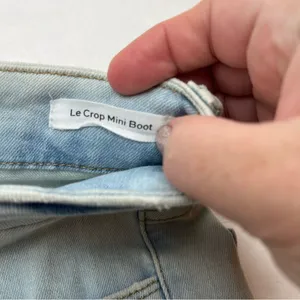 Frame Le‎ Crop Mini Boot Cut Denim Jeans Womens Size 23 Mid-Rise Blue NEW thumbnail 3