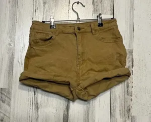 SheIn Brown Jean shorts thumbnail 1