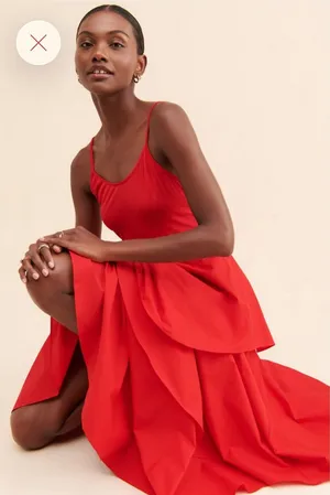 Anthropologie Helene Tiered Maxi Dress thumbnail 1
