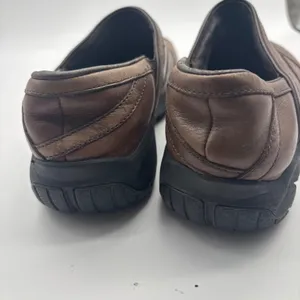 Merrell Encore Coffee Bean Brown Leather Slip On Clogs Shoes Womens 7 M-Select thumbnail 6