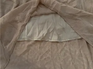 bebe Taupe Halter High-Low Dress thumbnail 5