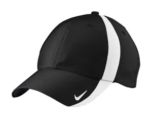 NWT Nike Black/White Sphere Dry Logo Unisex Cap thumbnail 1