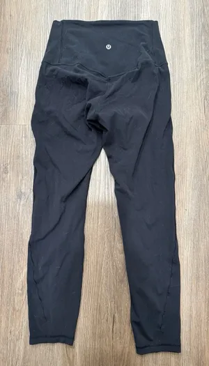 Lululemon Pant Women Size 6 Black Unlimit‎ HR Athleisure Sportswear LW5CPZS thumbnail 1