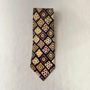 Brooks Brothers Silk Tie Men's Necktie Executive Collection Multicolor Geometric thumbnail 2