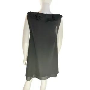 Umgee USA Black Ruffle‎ Neck Sleeveless Mini Dress Casual Party Women's Large thumbnail 6