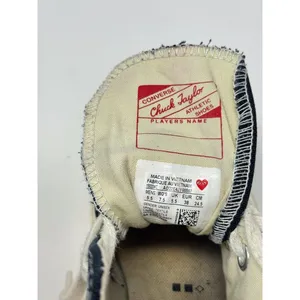 Comme Des Garcons PLAY x Converse Unisex Chuck Taylor Sneaker Men 5.5 Women 7.5 thumbnail 11