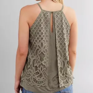 Daytrip Lace High Neck Tank thumbnail 7