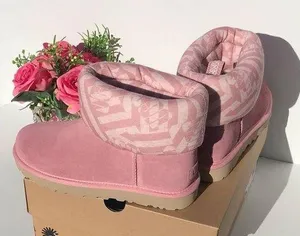 UGG Classic Mini Jersey Stripe Boot thumbnail 1