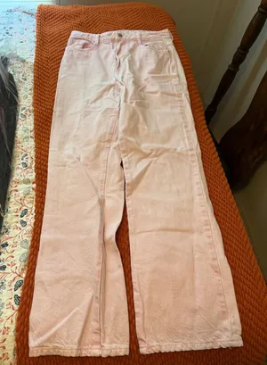 ZARA Straight Leg Jeans Denim thumbnail 1