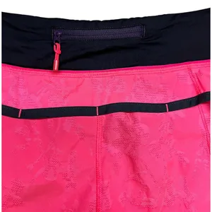 LULULEMON Run Speed Up Short 2.5" Patterned Pink‎ Flash/Deep Coal Size 8 thumbnail 3