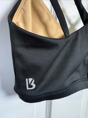 Buffbunny Seamless Strappy Lasercut Sports Bra in Black W2533 Sz S thumbnail 6