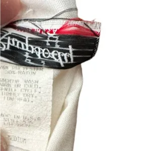 Vintage Rhapsody‎ White Blouse Size M thumbnail 5