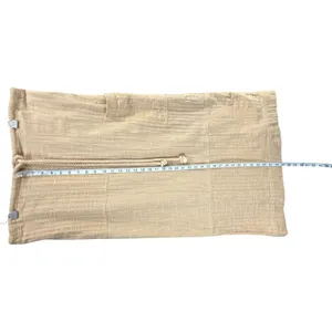 Free People In The Spotlight Midi Skirt Women M Tan Textured Boho Coastal Beachy thumbnail 7