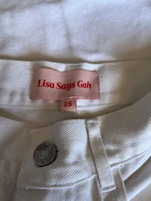 Lisa Says Gah White Jeans size 25 thumbnail 3