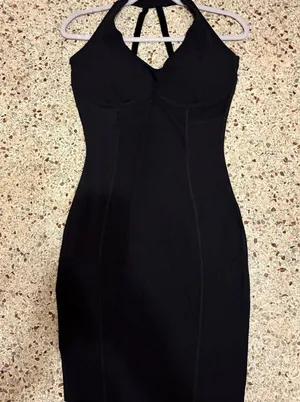 Gymshark Whitney dress black please read thumbnail 4