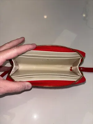 Kate Spade Jazzy Metro Red Patent Leather Wristlet thumbnail 7
