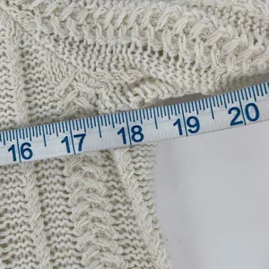 Croft &‎ Barrow Womens Pullover Sweater Long Sleeve Knit Acrylic Cream Medium thumbnail 6