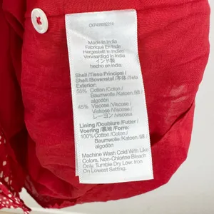 Madewell Drop Waist Mini Dress Polka Dot Trapeze Relaxed Festival Red Medium NWT thumbnail 12