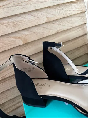 Ankle-Strap Black Women’s Shoes 6 thumbnail 2