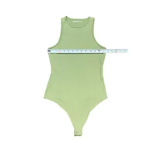 Abercrombie & Fitch Soft AF Collection Size Womens‎ Medium Green Ribbed Tank thumbnail 4