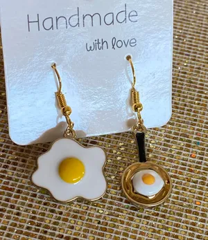 Handmade Adorable Eggs Fashion Earrings thumbnail 2