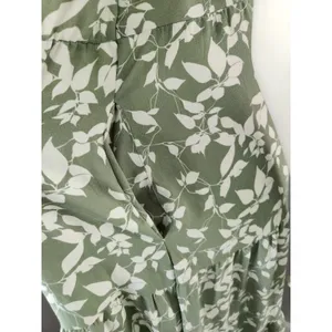 NWT Floral Midi Dress Stretch Pocket Ruffle Sleeve Flowy Boho Cottagecore MEDIUM thumbnail 9