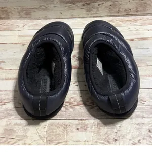 Sorel Hadley Slippers Quilted Navy Blue Puffy Nylon Women's 8 Cozy Warm thumbnail 3