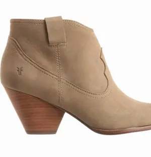 NEW FRYE Rory Ankle Booties in Ash thumbnail 1