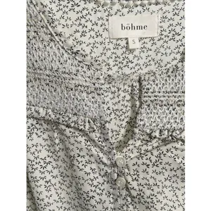 Bohme Blouse Size Small Womens‎ Smocked Blouse Cottagecore Feminine thumbnail 6