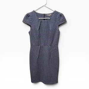 Darling Geometric Diamond Print Sheath Dress Womens‎ Small Blue Red Excellent thumbnail 7