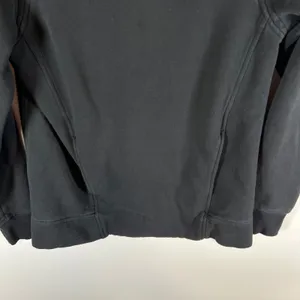 Lululemon‎ Scuba Hoodie Pullover Funnel Neck Black Fleece Size 4 Raglan Sleeve thumbnail 3
