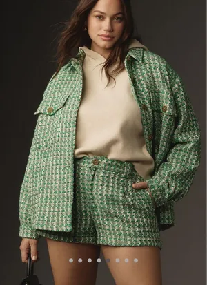 Anthropologie Maeve Tweed Shacket thumbnail 5